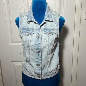 HOLLISTER Jean Vest Women’s Small